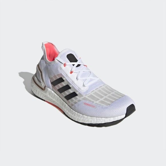 MEN\'S Adidas UltraBoost Summer.Rdy Running Shoes White Signal Pink FW9771 main image 7
